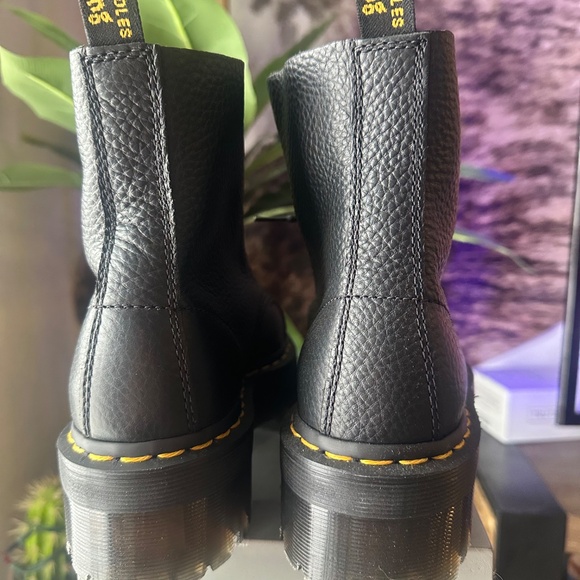 Dr. Martens Sinclair Leather Platform Boots Unisex size 8 - Picture 8 of 9